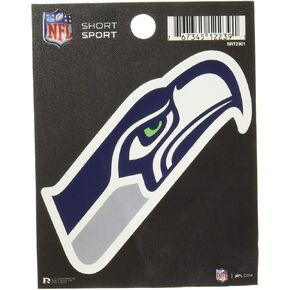 Rico Industries NFL Seattle Seahawks Die Cut Team Logo Short Sport Sticker
