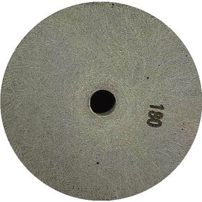 3" inch 180# Mini Rubber Polishing Wheel 3"x3/4"x3/8" Silicon Carbide, Bench Grinding Wheel, Rubber Sanding Disc, MAX RPM 6,300 (GRIT 180)