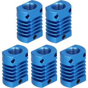 Printer Heat Dissipation Block, Durable Blue 3D Printing Accessories Portable Printers Heatsink Radiator for Ender‑3 for CR‑10 Series