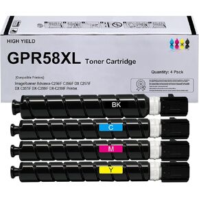 GPR-58 GPR58 Toner Cartridge Replacement for Canon GPR-58 GPR58 Toner ImageRunner Advance C256iF C356iF DX C257iF DX C357iF DX-C359IF DX-C259IF