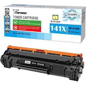 Not Compatible with M110we M139we M140we Printer, with CHIP 141X W1410X ( W1410A 141A ) Compatible Toner Cartridge Black High Capacity 2000 Pages for HP Laserjet M110 M110w MFP M139 M140 M140w Printer