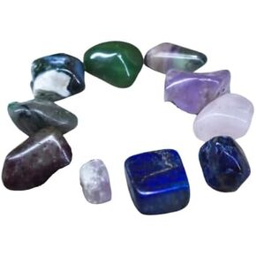 Healing Atlas Lungs Healing Crystals Kit - Green Aventurine, Fluorite, Amethyst, and More - Crystals and Stones - Crystals and Healing Stones - Lung Detox for Smokers.