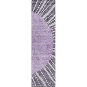Addison Rugs Chantille ACN668 Purple 2'6" x 3'10" Indoor Outdoor Area Rug, Easy Clean, Machine Washable, Non Shedding, Bedroom, Entry, Living Room, Dining Room, Kitchen, Patio Rug