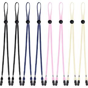 8 Pieces Adjustable Hat Strap Clips