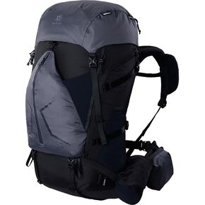 KAILAS RIDGE III 65+5L Unisex Adult Trekking Bacpack Waterproof Backpacking for Travelling Camping (M, Black)