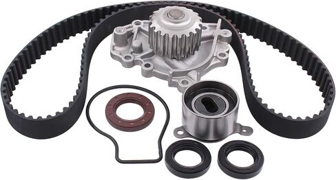 XtremeAmazing Water Pump and Timing Belt Kit for Honda CR-V 1997-2001 Acura Integra Tensioner Idler Pulley Camshaft Crankshaft Seal Set in Saudi Arabia