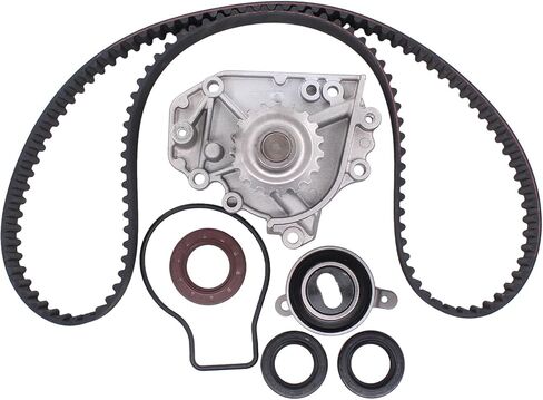 XtremeAmazing Water Pump and Timing Belt Kit for Honda CR-V 1997-2001 Acura Integra Tensioner Idler Pulley Camshaft Crankshaft Seal Set in Saudi Arabia