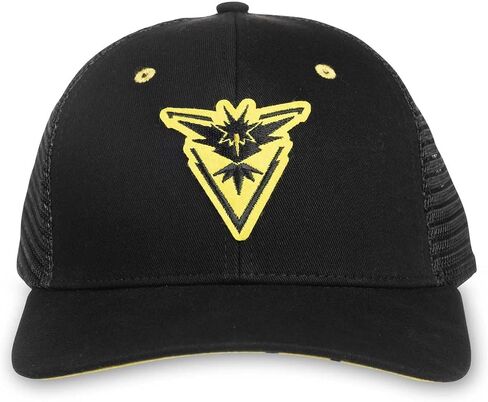 Pokémon Center: قبعة Team Instinct Pokémon GO Teams ذات حافة منحنية (مقاس واحد للبالغين) متعددة الألوان in Saudi Arabia