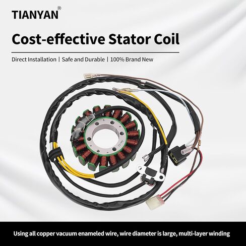 TIANYAN 4012192 مقوم الجهد و3089546 3089965 ملف الجزء الثابت متوافق مع Polaris H-awkeye 400/Sportsman 400 500 HO/Ranger 400 HO/Scrambler 500 in Kuwait