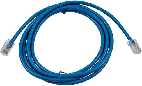 Buhbo 1 ft CAT7 Shielded RJ45 Ethernet Network Snagless Cable 10Gbps 600 MHz, Black in Saudi Arabia