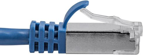 Buhbo 1 ft CAT7 Shielded RJ45 Ethernet Network Snagless Cable 10Gbps 600 MHz, Black in Saudi Arabia