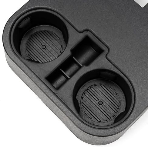 حامل أكواب وحدة التحكم الأمامية متوافق مع 2015-2020 Ford F150 و2017-2022 Ford F250 F350 F450 Super Duty، حامل أكواب مركزي أسفل المقعد الأمامي يحل محل HC3Z-2813562-AB in Kuwait