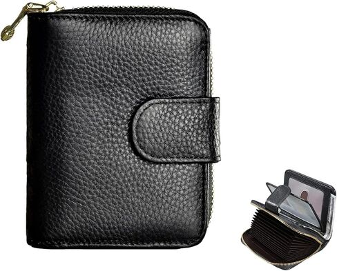 Beurlike Women's RFID Credit Card Holder Organizer Case Leather Security Wallet in Kuwait