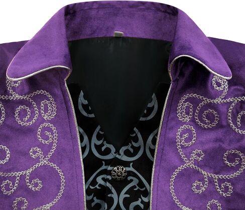 IWQBQ Men's Steampunk Jacket Gothic Medieval Vintage Court Tailcoat Halloween Costumes in Kuwait