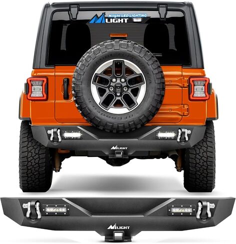 Nilight Off Road Front Tubular Doors with Side View Mirrors Compatible with 2018 2019 2020 2021 2022 2023 Wrangler JL 2020 2021 2022 2023 Gladiator JT 2 Door Only, 2 Years Warranty in Saudi Arabia