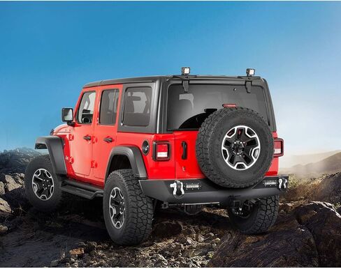 Nilight Off Road Front Tubular Doors with Side View Mirrors Compatible with 2018 2019 2020 2021 2022 2023 Wrangler JL 2020 2021 2022 2023 Gladiator JT 2 Door Only, 2 Years Warranty in Saudi Arabia