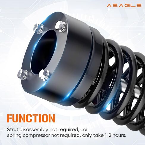 مجموعة رفع التسوية AEagle F3" & R2" لـ 2007-2020 Silverado 1500 GMC Sierra 1500، فواصل دعامة من الألومنيوم الأمامية والخلفية وكتل رفع 2WD 4WD in Saudi Arabia