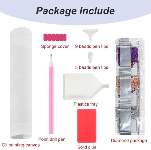 FHBUBPUP Diamond Painting Kits for Adults, Succulent Plants Diamond Art Kits, Full Drill Round Gem Art, DIY Paint with Diamond Beads Crafts for Home Wall Decoration Gifts 12x12 inch in Saudi Arabia