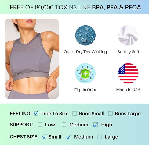 حمالة صدر رياضية من OYA FEMTECH للنساء ذات دعم عالٍ، حمالة صدر مضغوطة، حمالات صدر مريحة للنساء، حمالة صدر تبريد، حمالة صدر ماصة للرطوبة in Kuwait