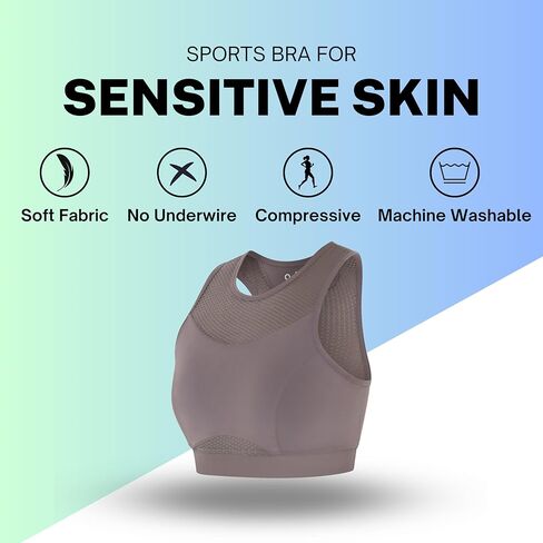 حمالة صدر رياضية من OYA FEMTECH للنساء ذات دعم عالٍ، حمالة صدر مضغوطة، حمالات صدر مريحة للنساء، حمالة صدر تبريد، حمالة صدر ماصة للرطوبة in Kuwait