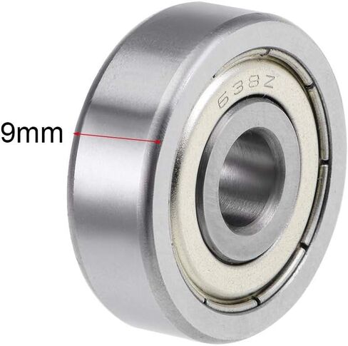 10pcs 638ZZ 8x28x9mm 638Z 638 Deep Groove Ball Bearings Double Shielded Bearing Steel in Saudi Arabia