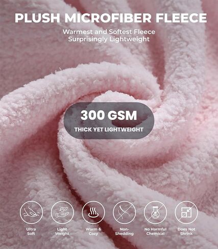 Plush Microfiber Robe - Soft, Warm, and Lightweight - Full Length in Saudi Arabia