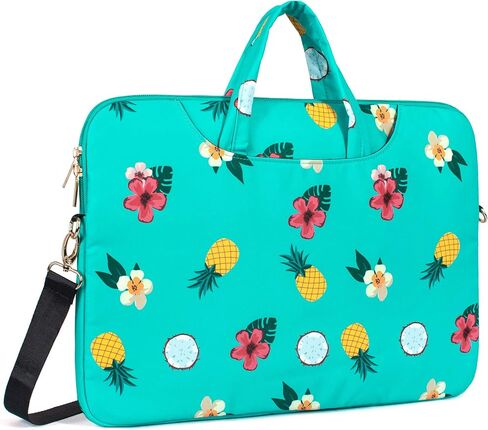 Water-Resistant Laptop Messenger Bag Laptop Briefcase Shoulder Bag Water Blue in Saudi Arabia