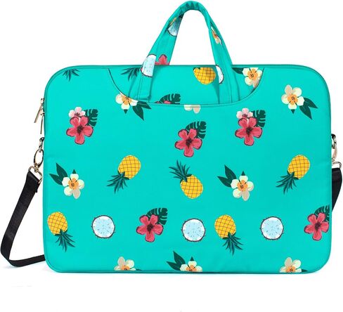 Water-Resistant Laptop Messenger Bag Laptop Briefcase Shoulder Bag Water Blue in Saudi Arabia