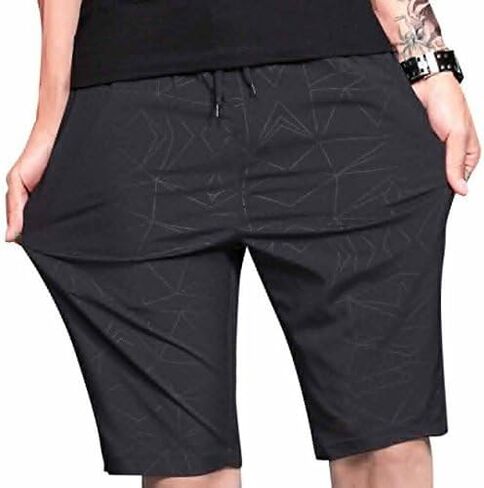 LTIFONE Gym Shorts for Men, Quick Dry Workout Sport Shorts, Mens Exercise Summer Shorts with Zipper Pockets, for Tennis in Kuwait