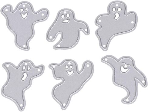 Metal Cutting Dies Halloween Ghost Shape Embossing Stencil for Card Making Scrapbooking in Kuwait