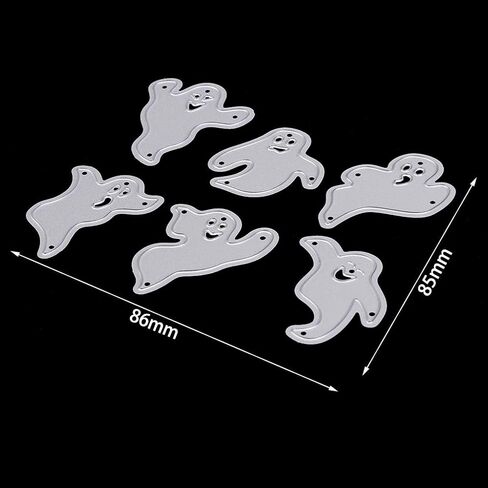 Metal Cutting Dies Halloween Ghost Shape Embossing Stencil for Card Making Scrapbooking in Kuwait