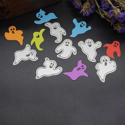 Metal Cutting Dies Halloween Ghost Shape Embossing Stencil for Card Making Scrapbooking in Kuwait