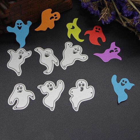 Metal Cutting Dies Halloween Ghost Shape Embossing Stencil for Card Making Scrapbooking in Kuwait
