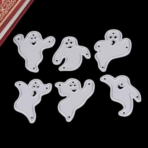 Metal Cutting Dies Halloween Ghost Shape Embossing Stencil for Card Making Scrapbooking in Kuwait