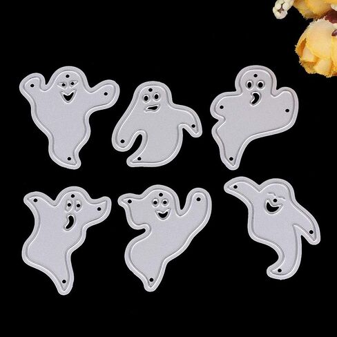 Metal Cutting Dies Halloween Ghost Shape Embossing Stencil for Card Making Scrapbooking in Kuwait