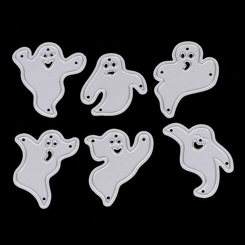 Metal Cutting Dies Halloween Ghost Shape Embossing Stencil for Card Making Scrapbooking in Kuwait