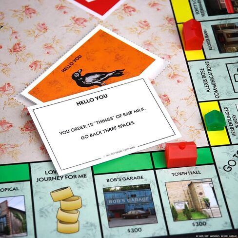 Monopoly Schitt's Creek | Game Tokens Include Bebe Crow, Patrick's Guitar, Rosebud Motel Key & More | Officially Licensed and Collectible Monopoly Game Based on Award Winning Series Schitt's Creek in Saudi Arabia