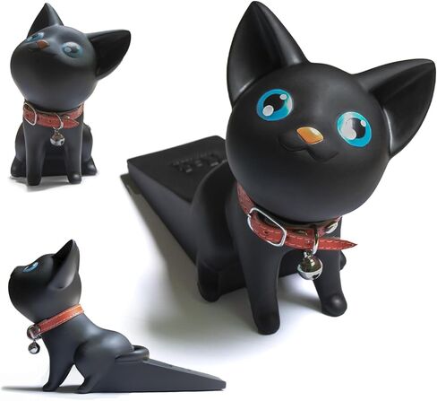 سدادة باب للقطط، توقف باب مزخرف لطيف لأسفل الباب، مصدات أبواب مضحكة لديكور المنزل على شكل حيوانات للباب الداخلي، أفكار هدايا الانتقال لمنزل جديد in Kuwait