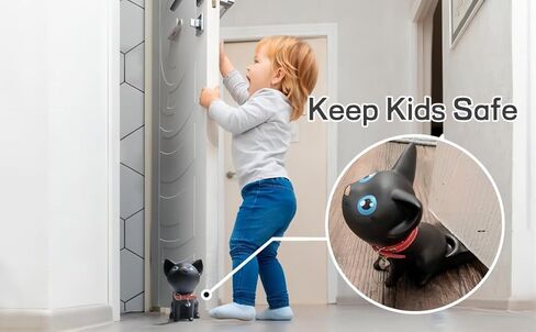 سدادة باب للقطط، توقف باب مزخرف لطيف لأسفل الباب، مصدات أبواب مضحكة لديكور المنزل على شكل حيوانات للباب الداخلي، أفكار هدايا الانتقال لمنزل جديد in Kuwait