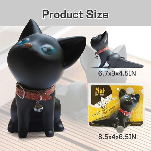 سدادة باب للقطط، توقف باب مزخرف لطيف لأسفل الباب، مصدات أبواب مضحكة لديكور المنزل على شكل حيوانات للباب الداخلي، أفكار هدايا الانتقال لمنزل جديد in Kuwait