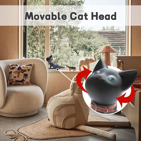 سدادة باب للقطط، توقف باب مزخرف لطيف لأسفل الباب، مصدات أبواب مضحكة لديكور المنزل على شكل حيوانات للباب الداخلي، أفكار هدايا الانتقال لمنزل جديد in Kuwait