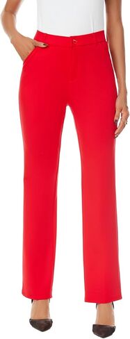 iChosy Women's Stretchy Straight Leg Dress Work Pants Business Office Casual Slacks with Pockets in Saudi Arabia