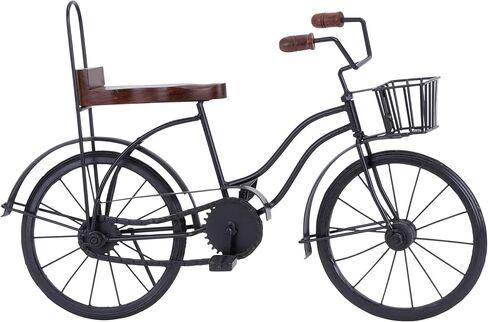 Deco 79 Metal Bike Sculpture, 19" x 3" x 12", Black in Saudi Arabia