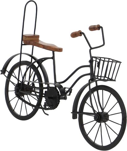 Deco 79 Metal Bike Sculpture, 19" x 3" x 12", Black in Saudi Arabia