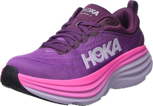HOKA Bondi 8 Running Shoe Womens Running BerryGrape in Saudi Arabia