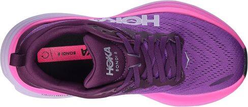 HOKA Bondi 8 Running Shoe Womens Running BerryGrape in Saudi Arabia