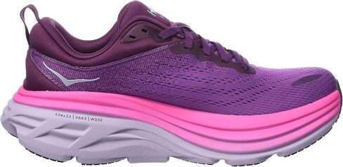 HOKA Bondi 8 Running Shoe Womens Running BerryGrape in Saudi Arabia
