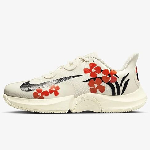 نايكي (WMNS Court Air Zoom GP Turbo HC Naomi Osaka 'Coconut Milk Team Orange Black' (DZ3362-100) - مقاس 8 in Saudi Arabia