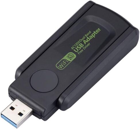 محول USB 3.0 600M/1300M 2.4G 5G جيجابت ثنائي النطاق واي فاي بطاقة الشبكة اللاسلكية in Saudi Arabia