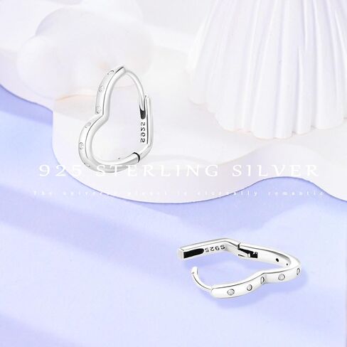 Earrings for Women Trendy, 925 Sterling Silver Earring Jewelry, Fashion Small Hoop Blue Star Moon Sun Drop Dangle Retro Graduation Birthday Gifts for Girls Teen in Saudi Arabia